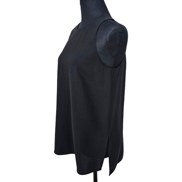 Vince Black Basic Sleeveless Keyhole Back Heavy Knit Layering Tank Top Size XS - Picture 4 of 13